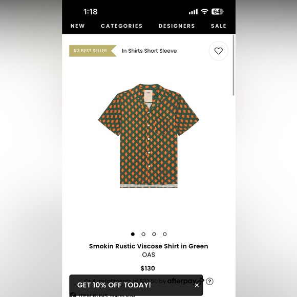 men’s OAS smokin rustic set, sold out - Picture 1 of 4